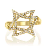 Federman’s Star Legacy Ring - 18k yellow full white setting