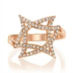 Federman’s Star Legacy Ring - 18k rosegold full setting white